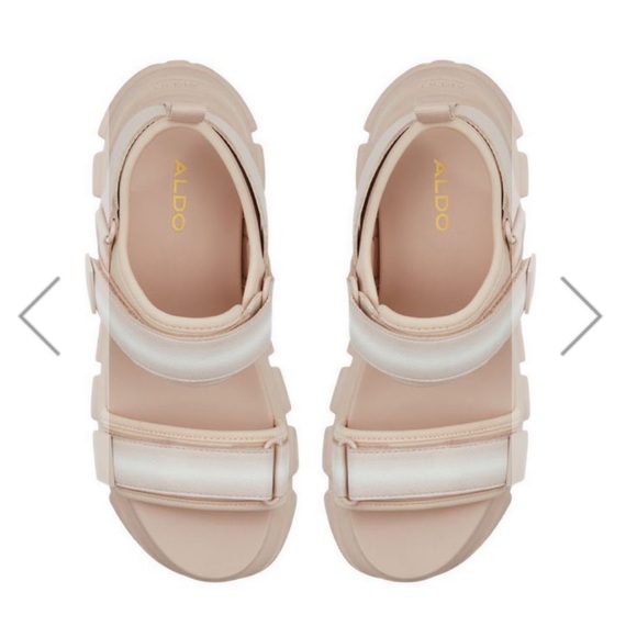 Aldo Wedge Heel Dad Sandal with Velcro - Picture 2 of 12